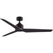 TriAire Custom 56 inch Dark Bronze with Dark Walnut Blades Indoor/Outdoor Smart Ceiling Fan, Kit
