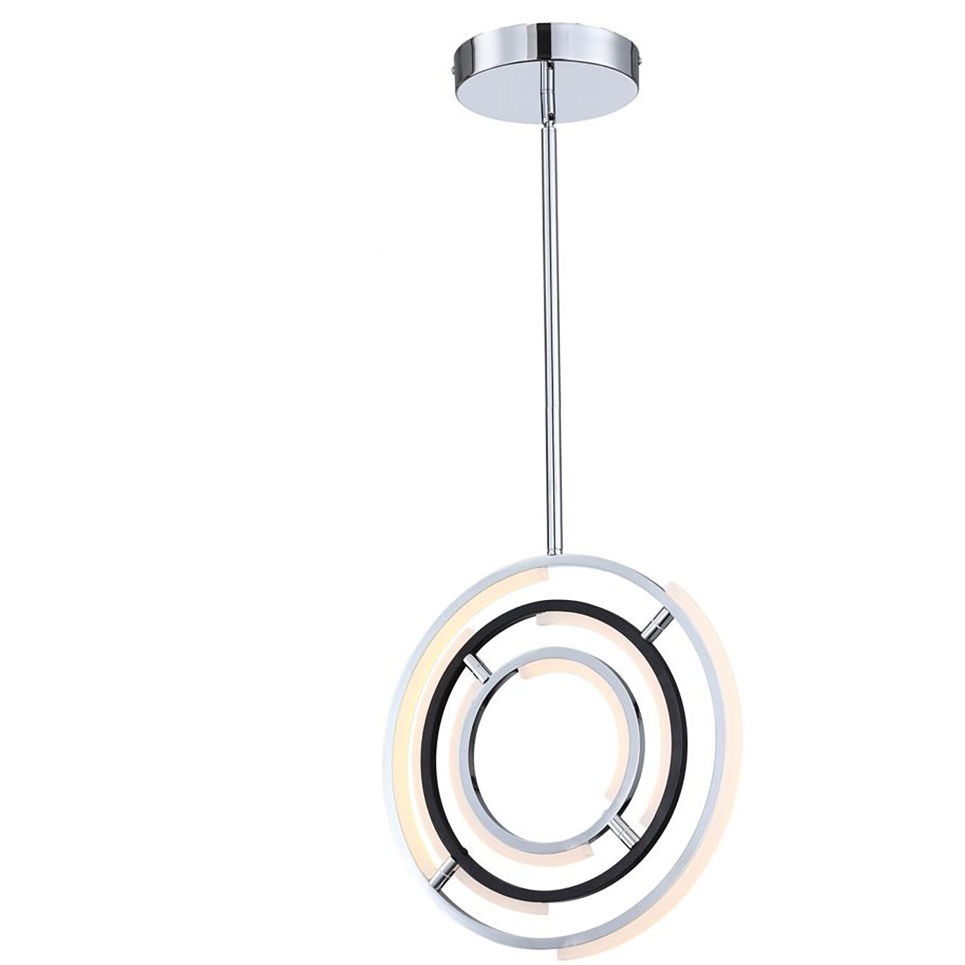 Trilogy LED 17 inch Polished Nickel Pendant Ceiling Light