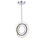 Trilogy LED 17 inch Polished Nickel Pendant Ceiling Light