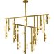 Canada 44 Light 50 inch Satin Brass Chandelier Ceiling Light