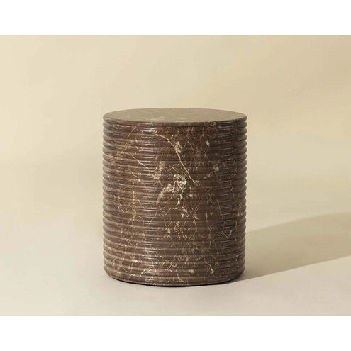 Riva 18.75 inch Brown Outdoor Stool
