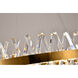 Canada LED 32 inch Gold LED Chandelier Ceiling Light