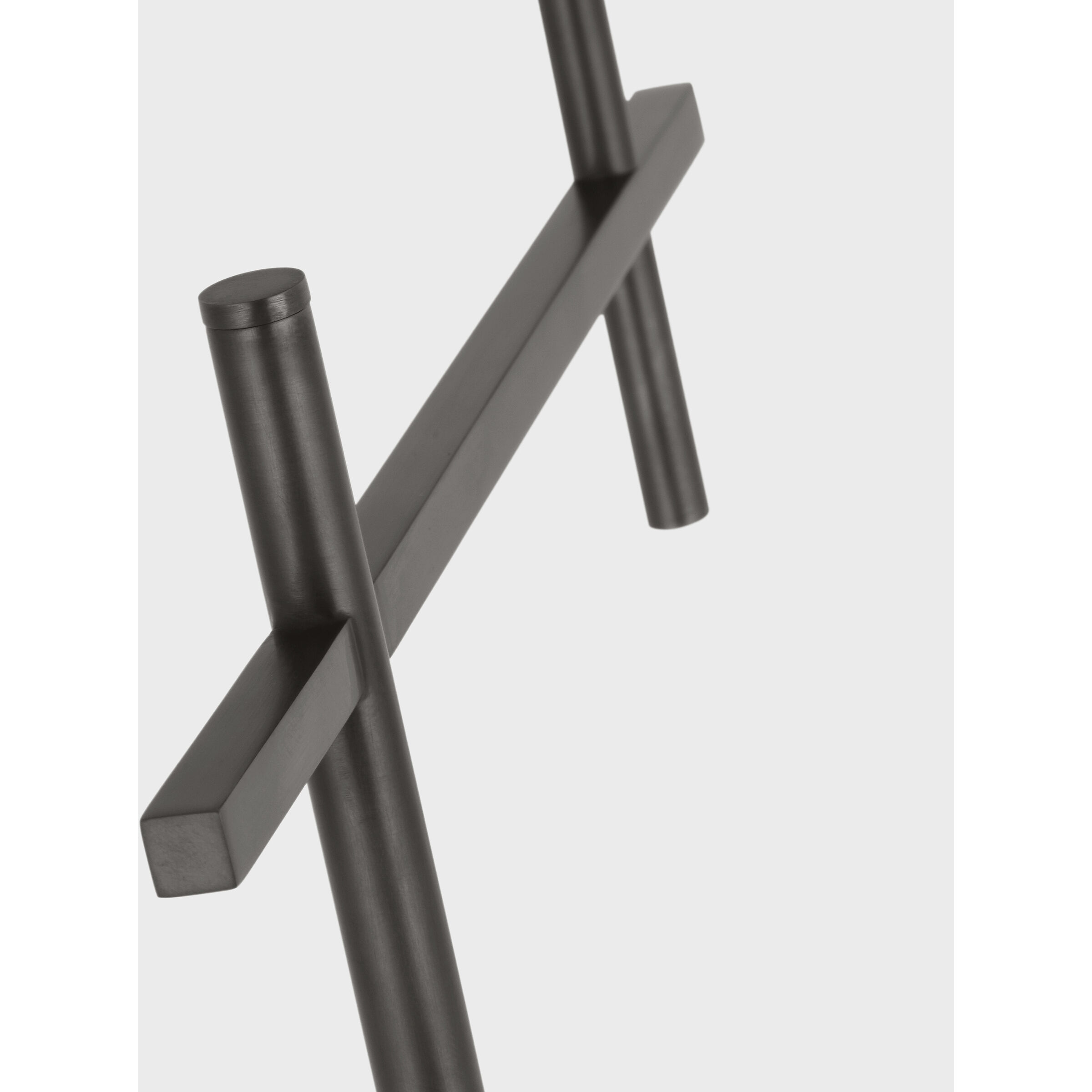 J. Randall Powers Hackney 52.5 inch 2.00 watt Bronze Cordless Bridge Arm Floor Lamp Portable Light