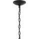 Ilia 6 Light 34 inch Matte Black Chandelier Ceiling Light