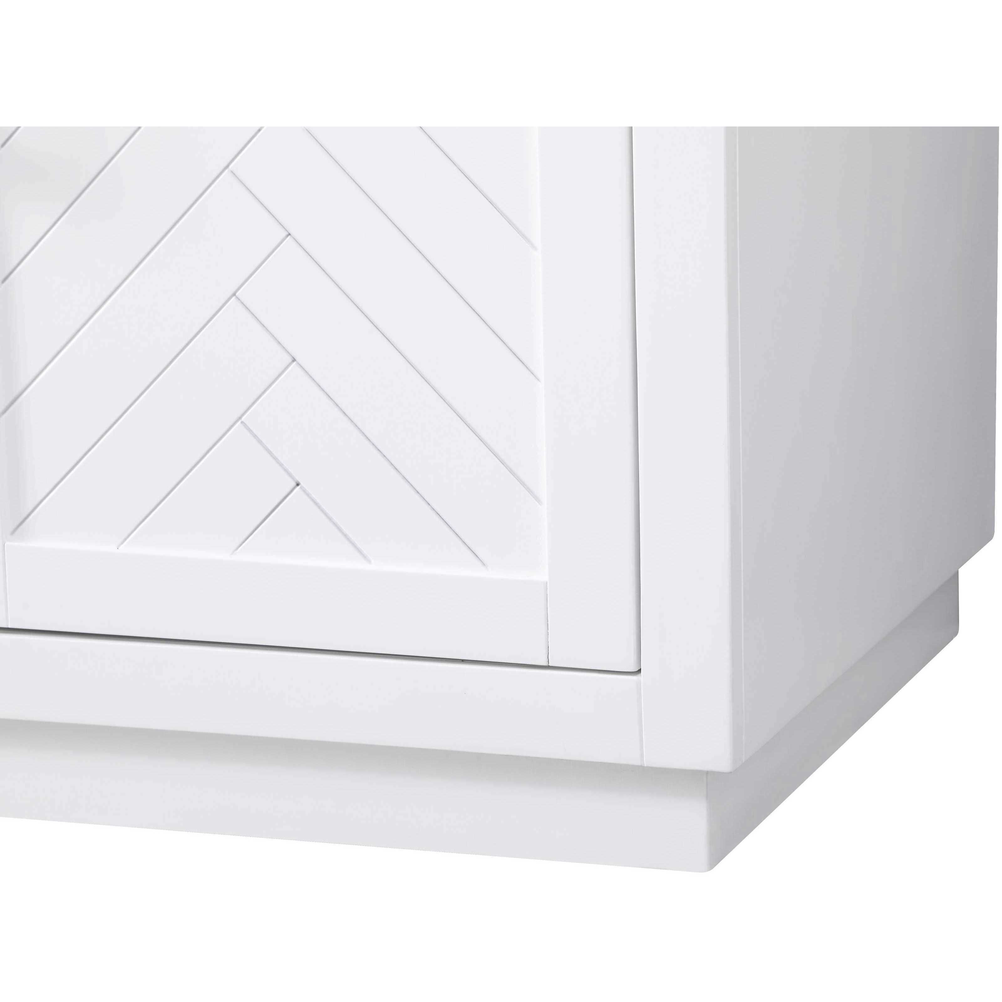 Chase 84 X 34 inch White Bathroom Vanity Cabinet