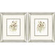 Wildflower Breeze Red and Green and Brown Framed Art
