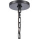 Solace 5 Light 18 inch Matte Black Pendant Ceiling Light