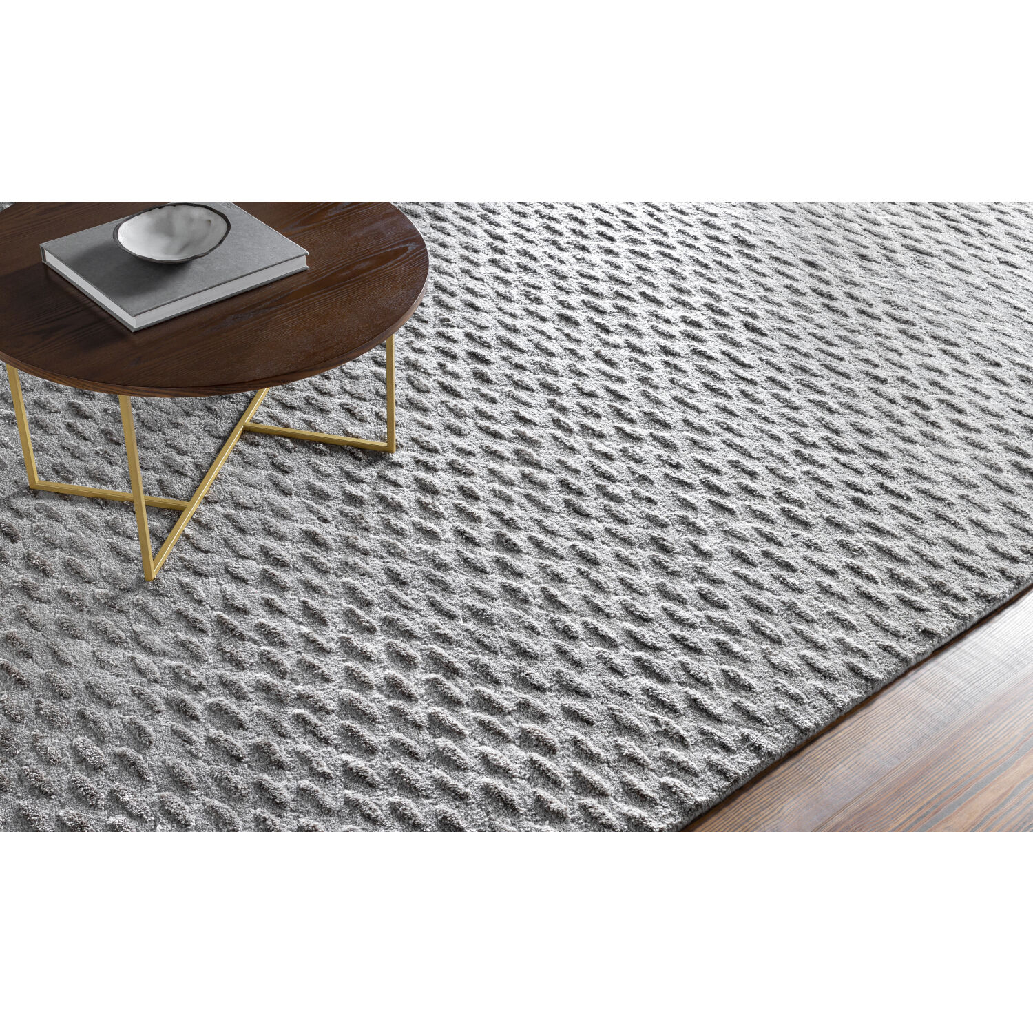 Atlantis 108 X 72 inch Slate Rug in 6 X 9, Rectangle