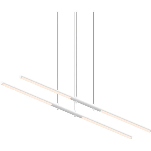 Tik-Tak LED 48 inch Satin White Pendant Ceiling Light