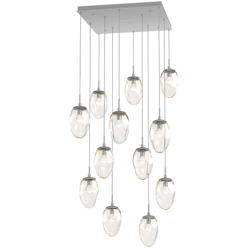 Meteo LED LED Classic Silver Chandelier Ceiling Light, Square Multi-Pendant