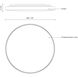 Brunswick LED 21.13 inch Black Flush Mount Ceiling Light