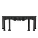 Estate 84 X 20 inch Hand Rubbed Black Console