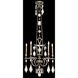 Encased Gems 5 Light 27 inch Silver Chandelier Ceiling Light in Clear Crystal