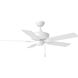 Linden Outdoor 44 44 inch Matte White Indoor/Outdoor Ceiling Fan