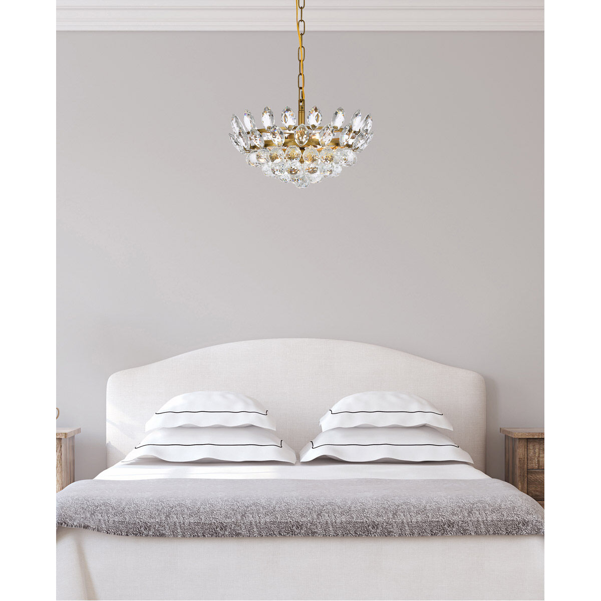 Emilia 3 Light 16 inch Brass Pendant Ceiling Light