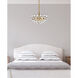 Emilia 3 Light 16 inch Brass Pendant Ceiling Light