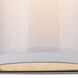 Double Organza 2 Light 6.25 inch Chrome Wall Sconce Wall Light