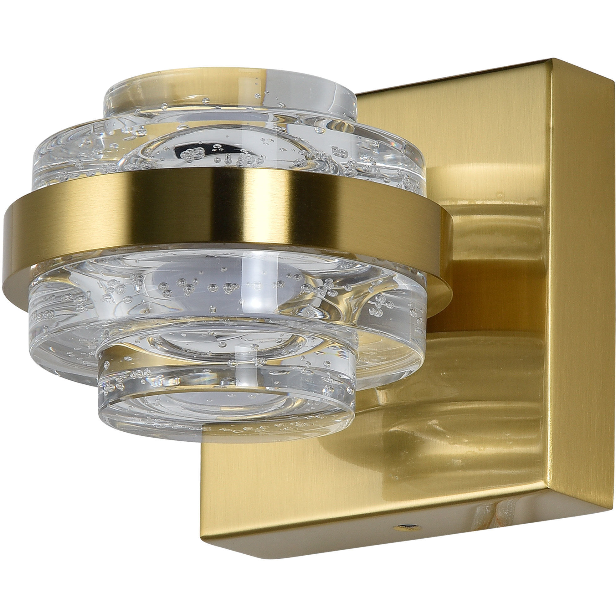 Milano Series Sconce Wall Light in Antique Brass, Artisan Collection