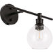 Collier 1 Light 14.7 inch Black Wall sconce Wall Light, Right