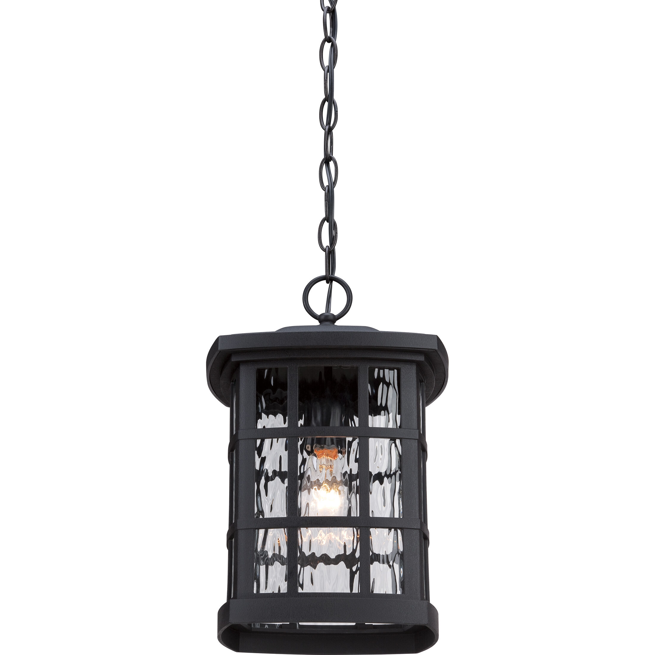 Stonington 1 Light 10 inch Mystic Black Outdoor Hanging