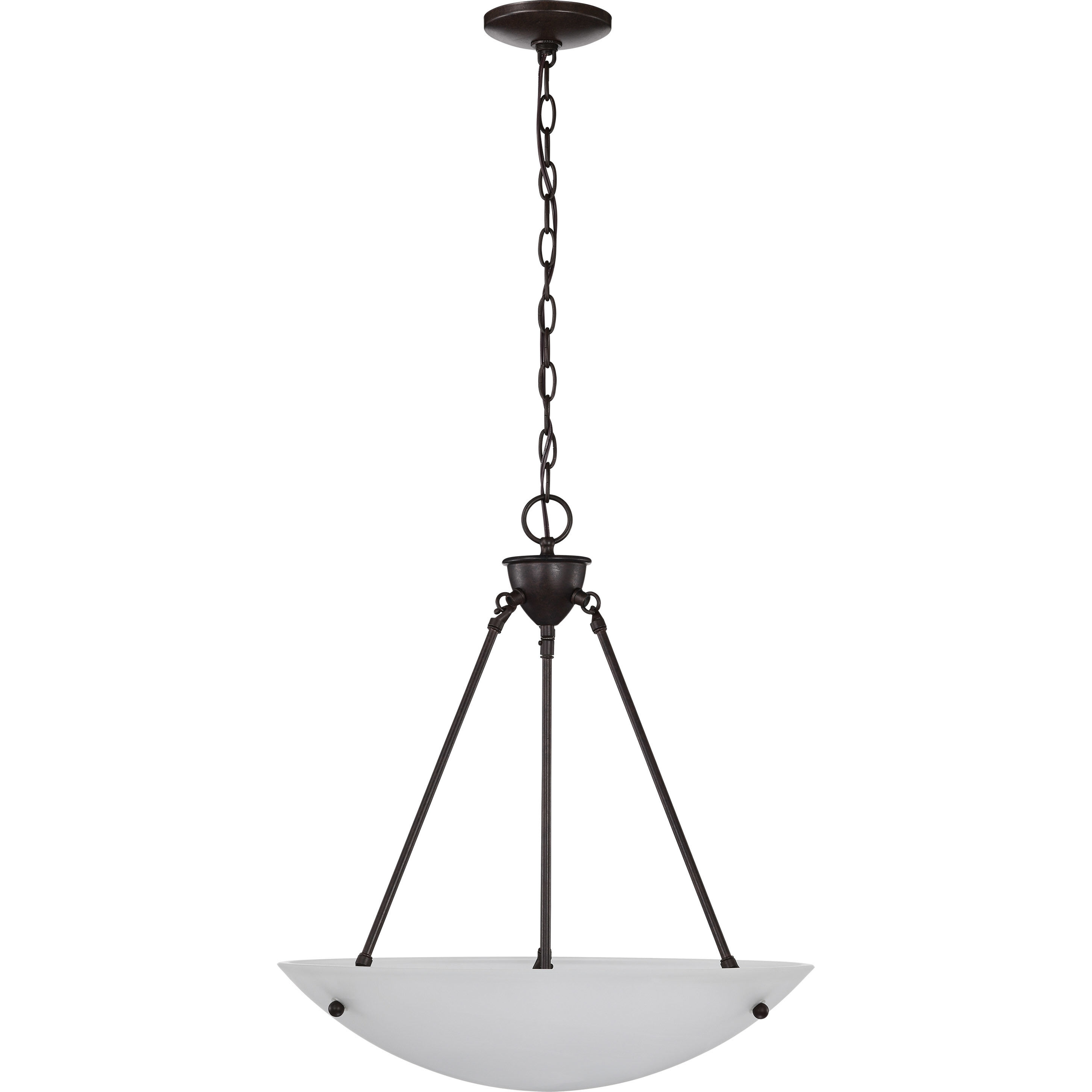 Brentwood 3 Light 23 inch Old Bronze Pendant Ceiling Light