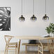 Oilella 1 Light 7.56 inch Black and Gold Pendant Ceiling Light