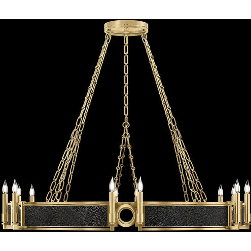 Mirage 12 Light 49.75 inch Gold Chandelier Ceiling Light