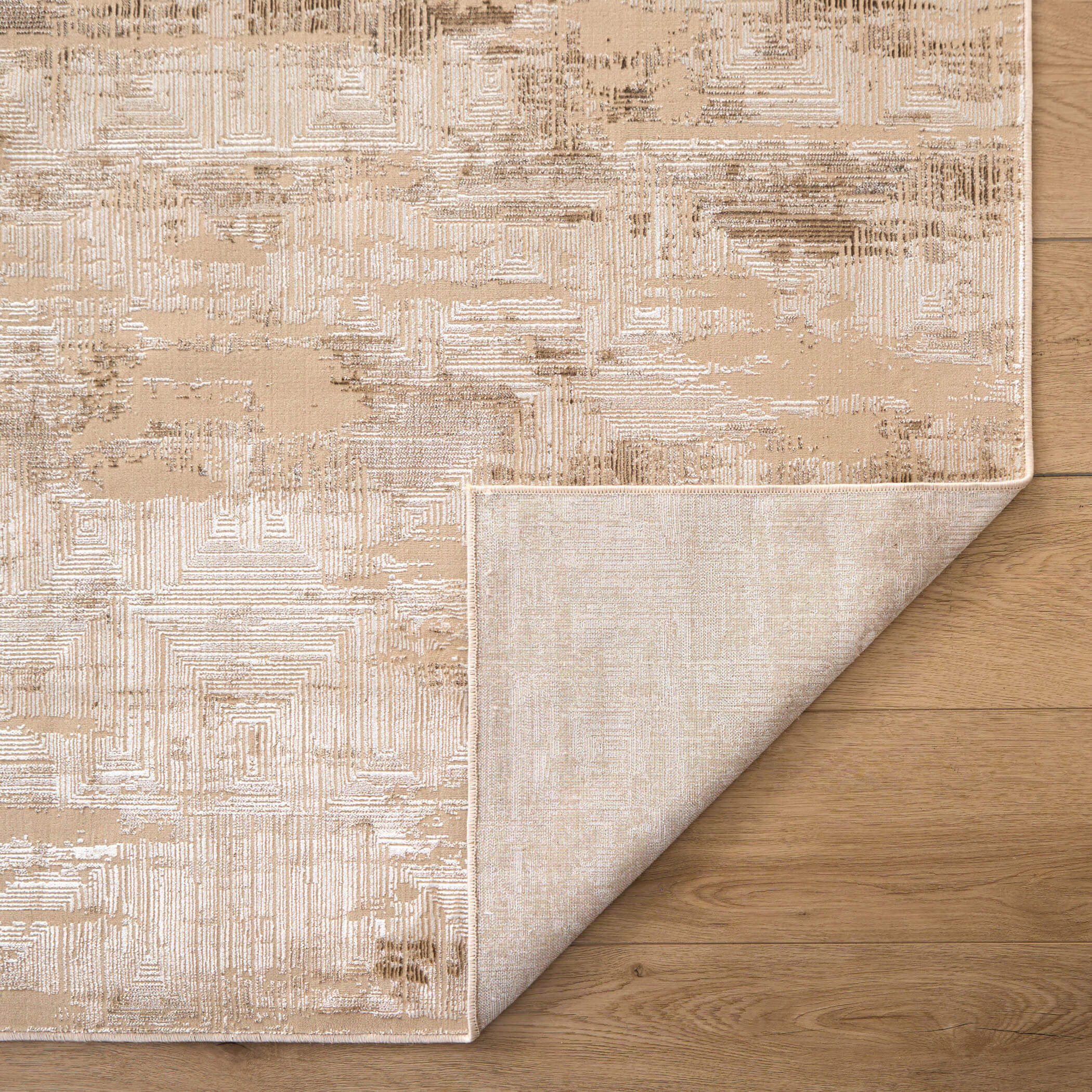 Rienz 36 X 24 inch Gold Rug in 2 x 3