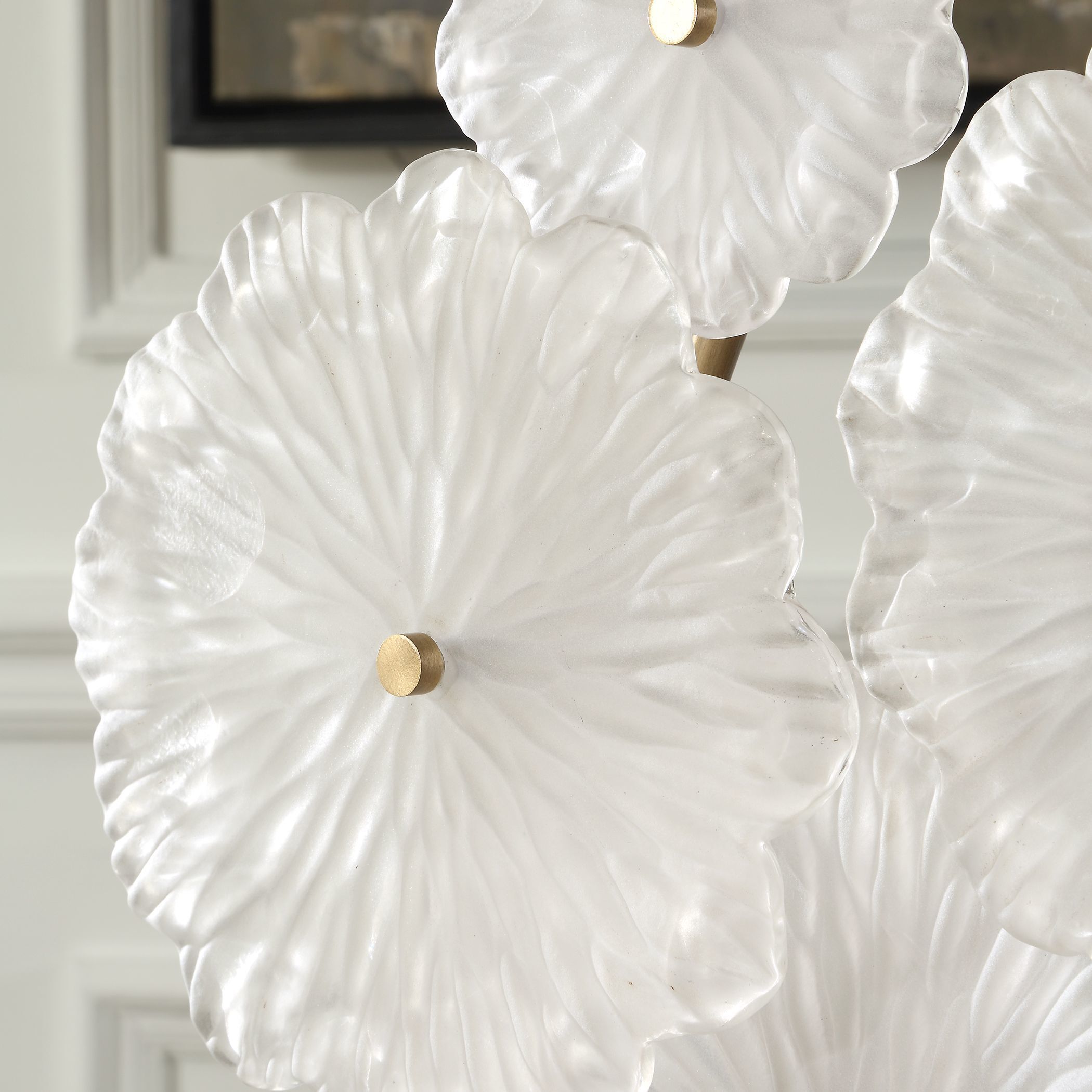 Glass 29.5 X 16 inch Sculpture