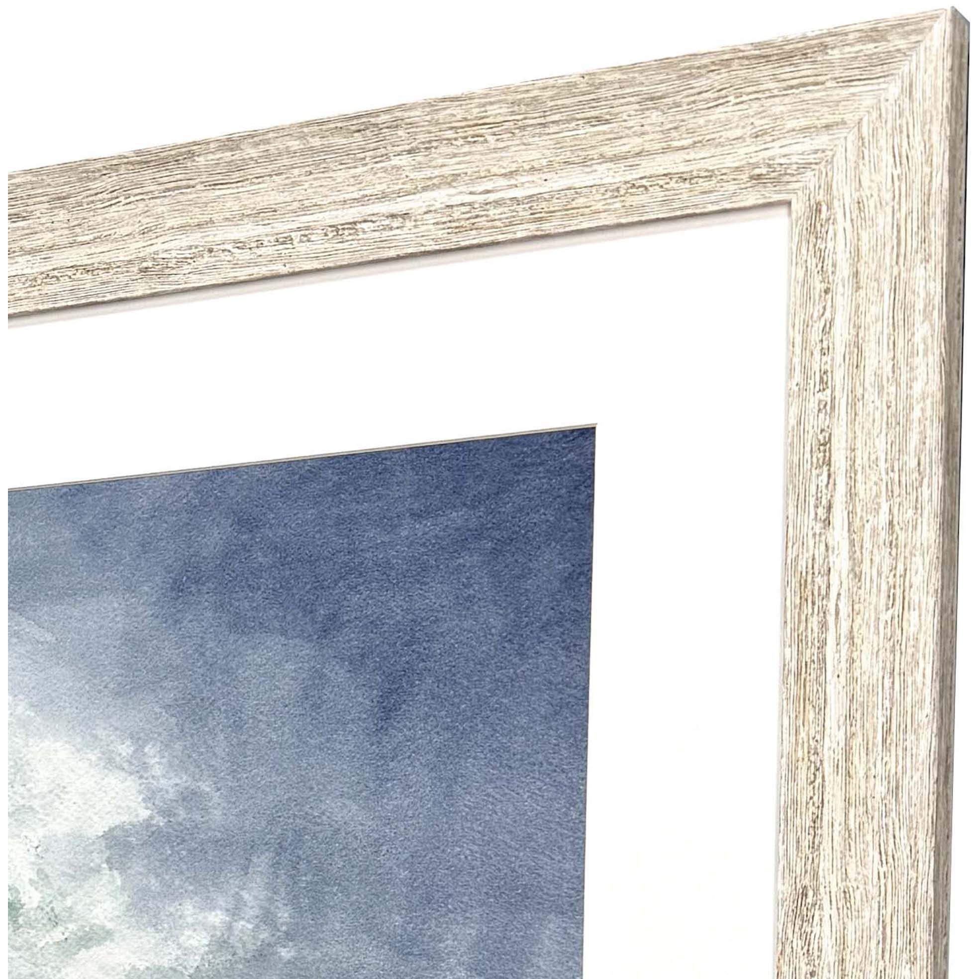 Afternoon Sotmr Blue and Multi and Green Framed Art, Propac