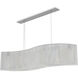 Refrax 21 Light 48 inch Stainless Steel Linear Pendant Ceiling Light in Swarovski, Geometrix