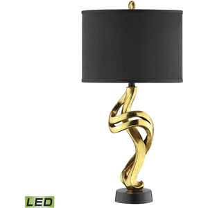 Belle 30 inch 9.00 watt Gold Table Lamp Portable Light