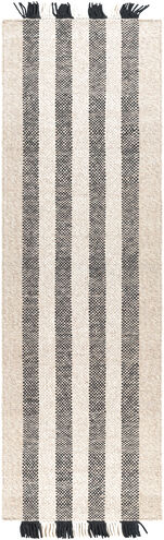 Reliance 96 X 30 inch Black Rug in 2.5 x 8, Runner