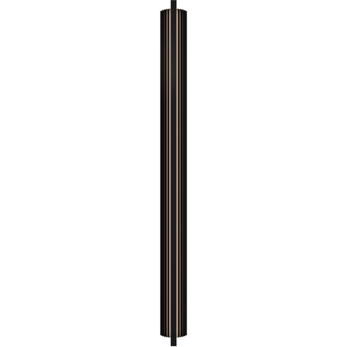 Led 60 Inches Modern Forms WS-W70560-BK Krimp LED 60 inch Black Outdoor Wall Lighting