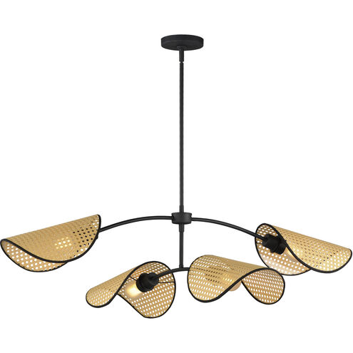Bonnet 4 Light 9 inch Black Multi-Light Pendant Ceiling Light