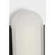 Drew & Jonathan Dante 1 Light 14 inch Textured Black Outdoor Wall Sconce