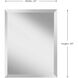 Flavia 28 X 22 inch Mirror Glass Wall Mirror