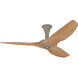 Haiku 52 inch Satin Nickel with Caramel Bamboo Blades Ceiling Fan