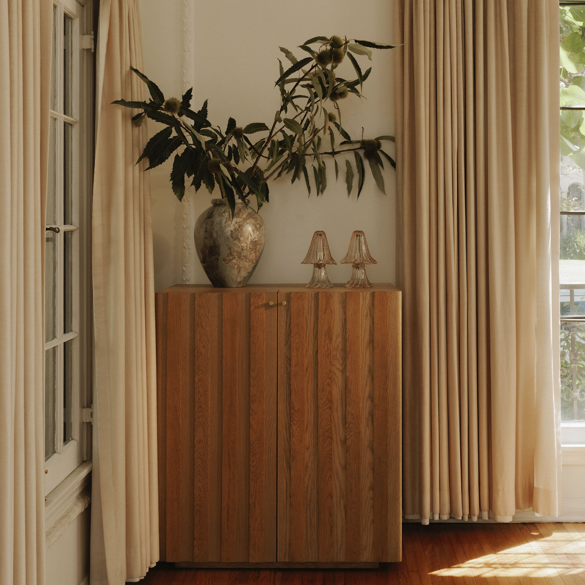 Vermentino Natural Bar Cabinet