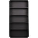 Paloma Matte Black Bookcase