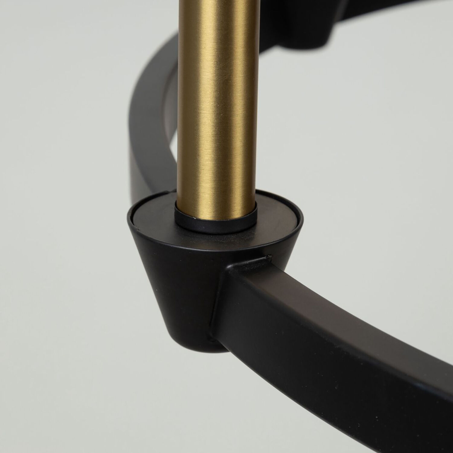 Notting Hill LED 36 inch Black and Brushed Brass Chandelier Ceiling Light