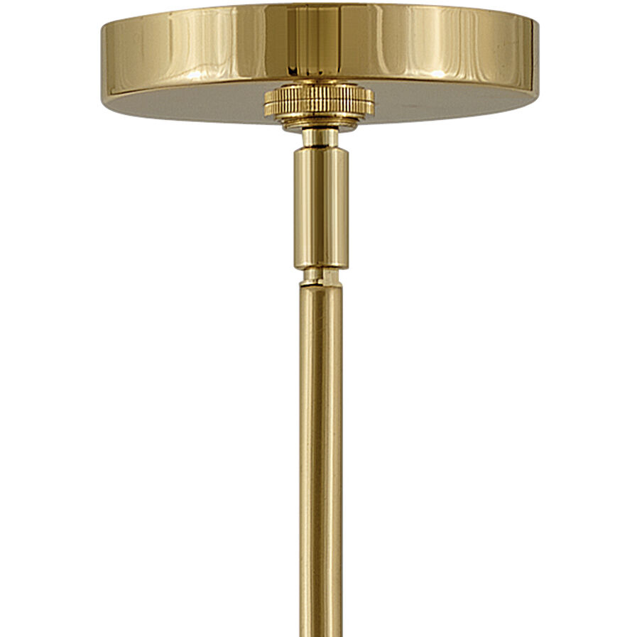 Oliver 1 Light 14.25 inch Bright Brass Indoor Pendant Ceiling Light