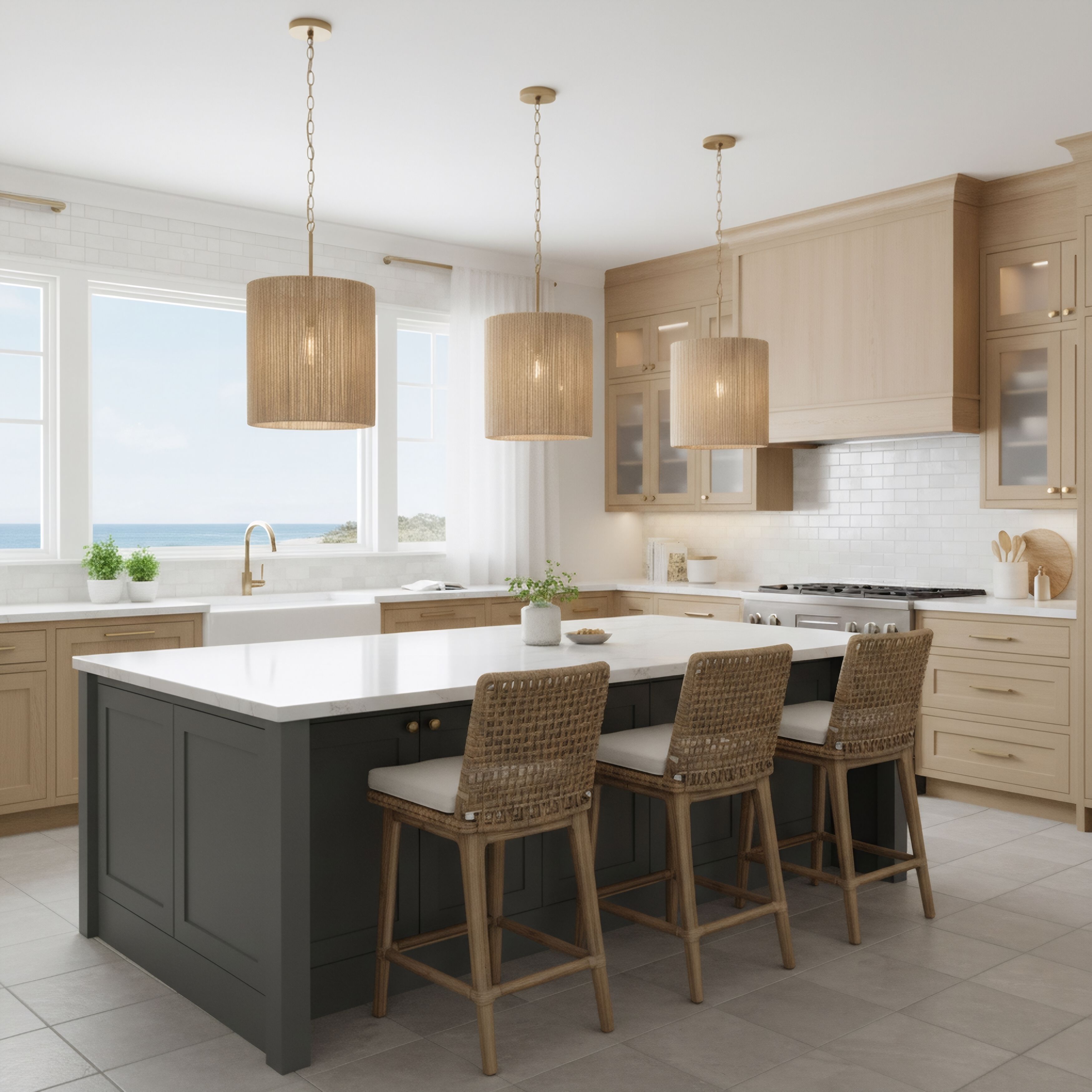 Jacob's Ladder 6 Light 16 inch French Gold Foyer Pendant Ceiling Light, Smithsonian Collaboration