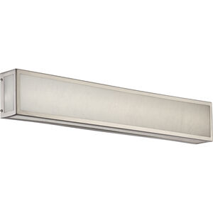 Crate LED 24 inch Brushed Nickel Vanity Light Wall Light