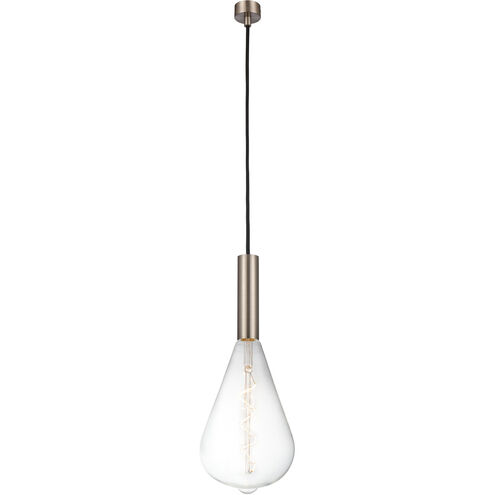 Ballston Edison LED 7 inch Brushed Satin Nickel Mini Pendant Ceiling Light