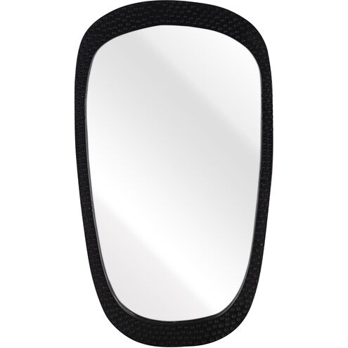Morris 34.5 X 20 inch Blackwash with Clear Wall Mirror