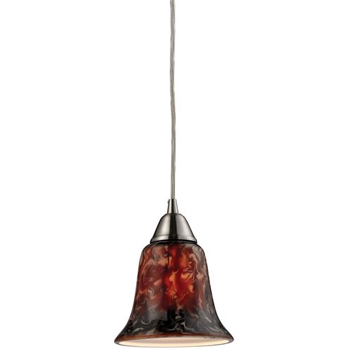 Confections 1 Light 6 inch Fudge Pendant Ceiling Light