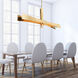 Solara LED 50 inch Brass Chandelier Ceiling Light