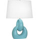Fusion 27 inch 150 watt Egg Blue Table Lamp Portable Light