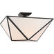Julie Neill Lorino LED 20 inch Bronze Semi-Flush Mount Ceiling Light, Large